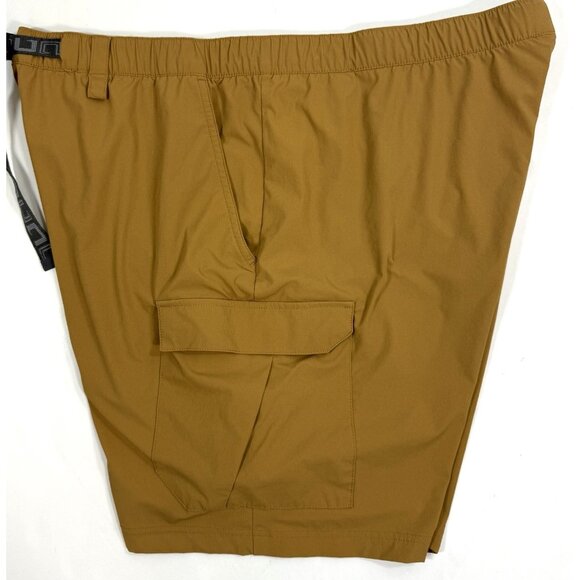 Huk Fishing Mens Creekbed Cargo Shorts Size 2XL Tan Hybrid Performance Outdoors - Picture 3 of 12